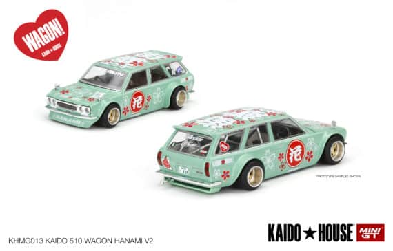 MINI GT 1/64 No.013 Datsun KAIDO 510 Wagon Hanami V2