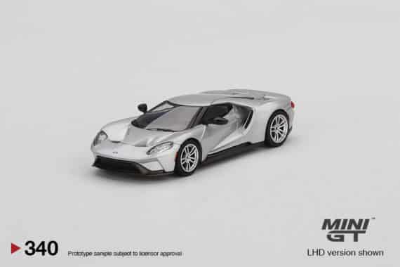 MINI GT 1/64 No.340 Ford GT Ingot Silver MGT00340-L