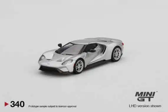 MINI GT 1/64 No.340 Ford GT Ingot Silver MGT00340-L