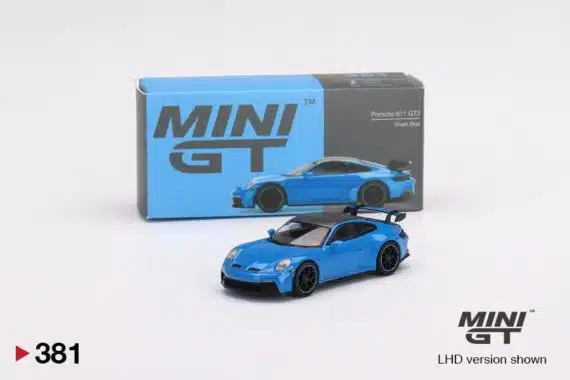 MINI GT 1/64 No.381 Porsche 911 GT3 Shark Blue MGT00381-R