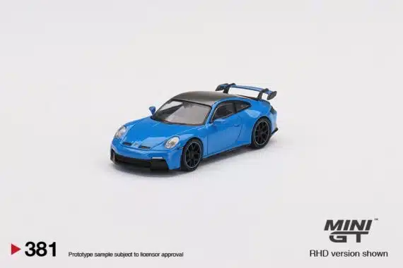 MINI GT 1/64 No.381 Porsche 911 GT3 Shark Blue MGT00381-R