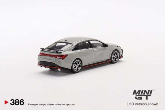 MINI GT 1/64 No.386 Hyundai Elantra N Cyber Grey Metallic MGT00386-L