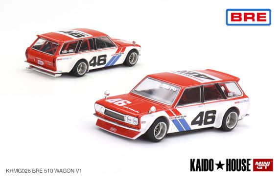 MINI GT 1/64 No.026 Kaido★House x MINI GT Datsun KAIDO 510 Wagon BRE V1 KHMG026