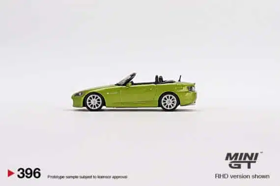 MINI GT 1/64 No.396 Honda S2000 (AP2) Lime Green Metallic LHD MGT00396-L