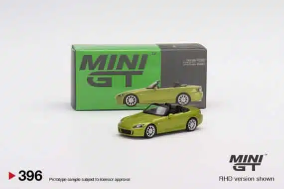 MINI GT 1/64 No.396 Honda S2000 (AP2) Lime Green Metallic RHD MGT00396-R