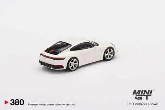 MINI GT 1/64 No.380 Porsche 911 (992) Carrera S White RHD MGT00380-R