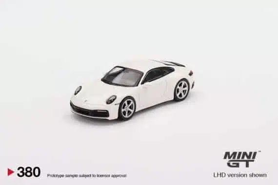 MINI GT 1/64 No.380 Porsche 911 (992) Carrera S White RHD MGT00380-R