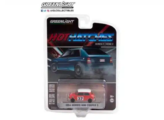 Greenlight 1/64 Hot Hatches Series 2 - 1964 Morris Mini Cooper S 63020-A