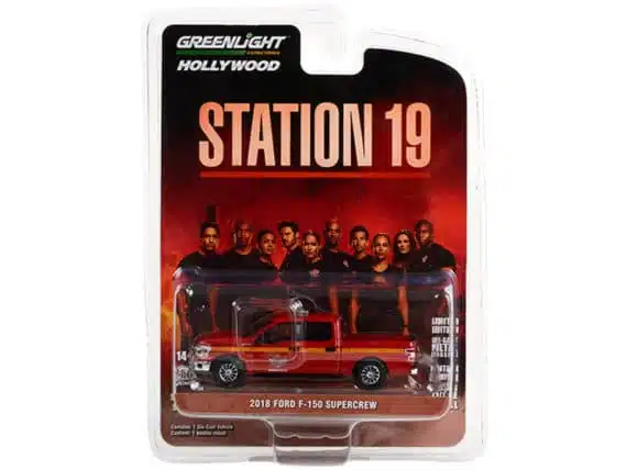 Greenlight 1/64 Hollywood Series 36 - Station 19 2018 Ford F-150 Supercrew 44960-F