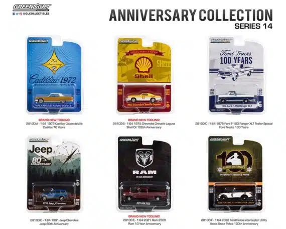 Greenlight 1/64 80th Anniversary - 1991 Jeep Cherokee 28100-D