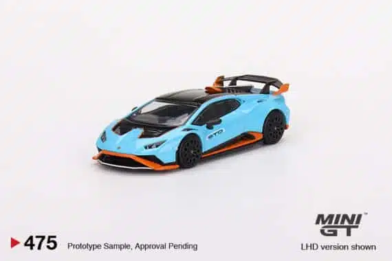 MINI GT 1/64 No.475 Lamborghini Huracán STO Blu Laufey RHD MGT00475-R