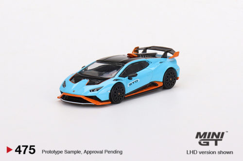 MINI GT 1/64 No.475 Lamborghini Huracán STO Blu Laufey RHD MGT00475-R