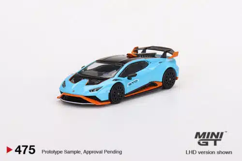 MINI GT 1/64 No.475 Lamborghini Huracán STO Blu Laufey RHD MGT00475-R