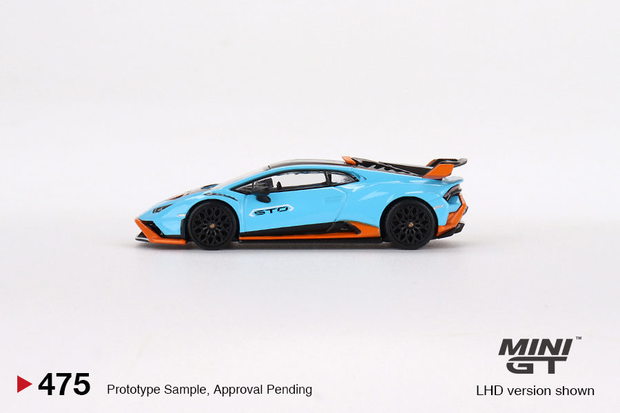 MINI GT 1/64 No.475 Lamborghini Huracán STO Blu Laufey RHD MGT00475-R