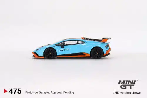 MINI GT 1/64 No.475 Lamborghini Huracán STO Blu Laufey RHD MGT00475-R