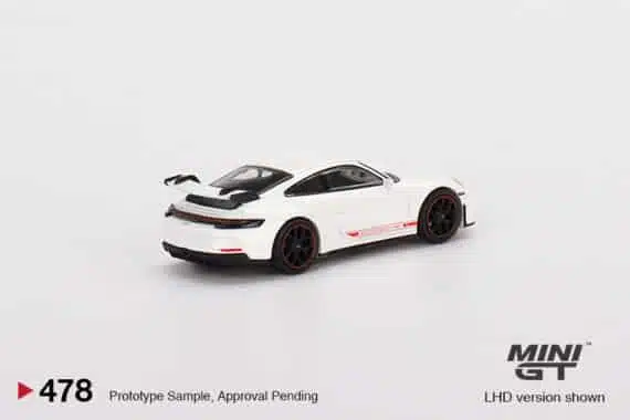 MINI GT 1/64 No.478 Porsche 911 (992) GT3 White RHD MGT00478-R