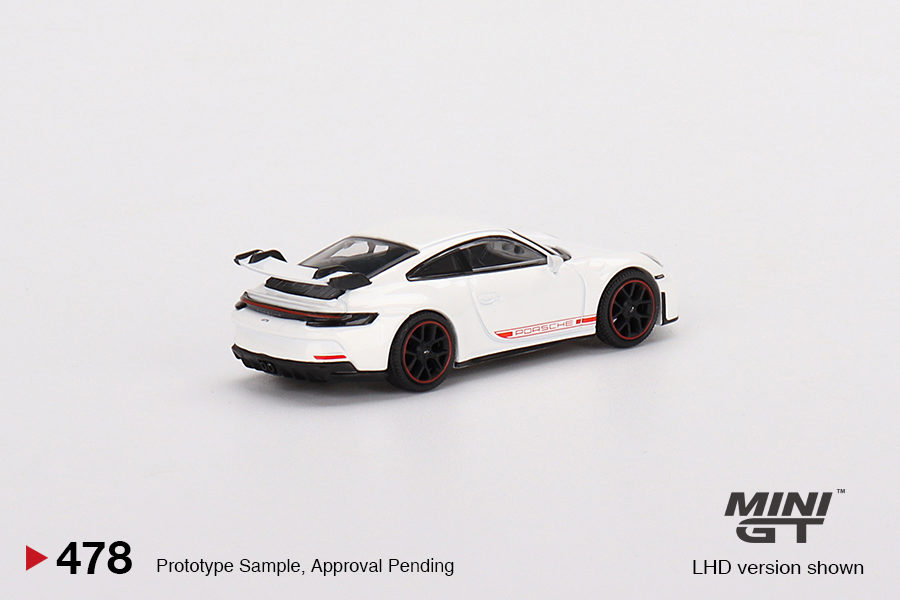 MINI GT 1/64 No.478 Porsche 911 (992) GT3 White RHD MGT00478-R