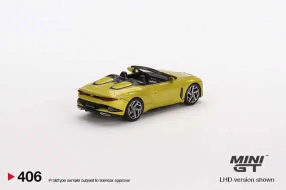 MINI GT 1/64 No.406 Bentley Mulliner Bacalar Yellow Flame LHD MGT00406-L