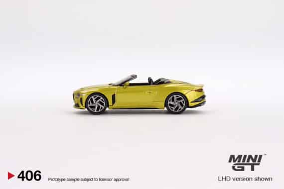 MINI GT 1/64 No.406 Bentley Mulliner Bacalar Yellow Flame LHD MGT00406-L