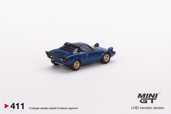 MINI GT 1/64 No.411 Lancia Stratos HF Stradale Bleu Vincennes LHD MGT00411-L