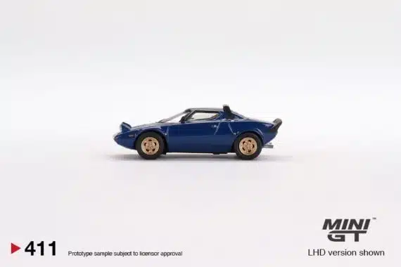 MINI GT 1/64 No.411 Lancia Stratos HF Stradale Bleu Vincennes LHD MGT00411-L