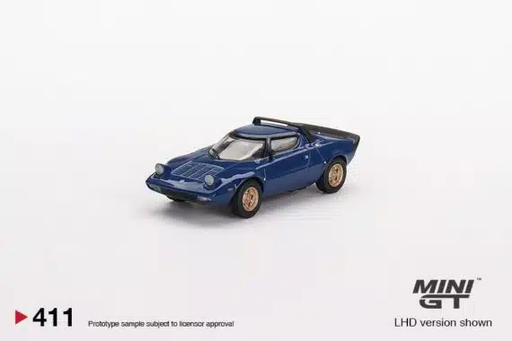 MINI GT 1/64 No.411 Lancia Stratos HF Stradale Bleu Vincennes LHD MGT00411-L