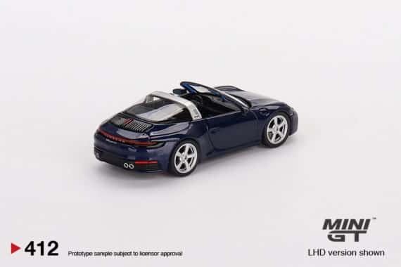 MINI GT 1/64 No.412 Porsche 911 Targa 4S Gentian Blue Metallic RHD MGT00412-R