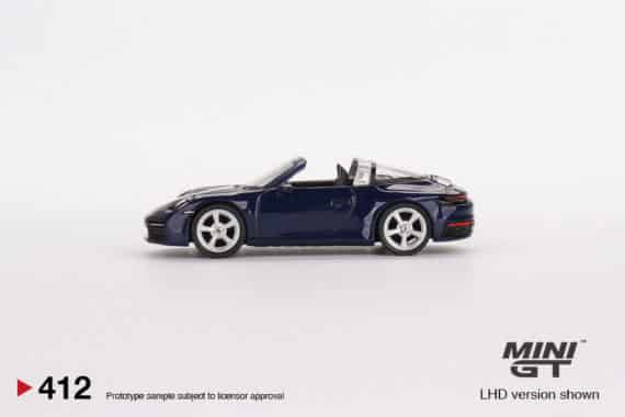 MINI GT 1/64 No.412 Porsche 911 Targa 4S Gentian Blue Metallic RHD MGT00412-R