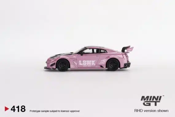 MINI GT 1/64 No.418 LB-Silhouette WORKS GT NISSAN 35GT-RR Ver.2 Passion Pink RHD MGT00418-R