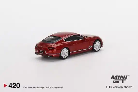 MINI GT 1/64 No.420 Bentley Continental GT Speed 2022 Candy Red LHD MGT00420-L