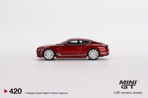 MINI GT 1/64 No.420 Bentley Continental GT Speed 2022 Candy Red LHD MGT00420-L