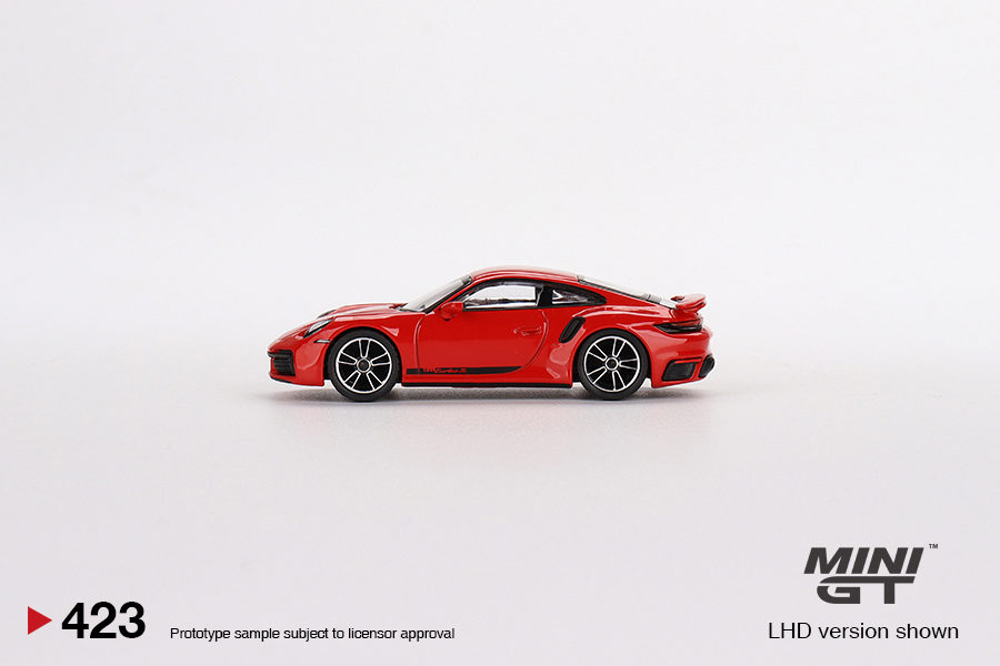MINI GT 1/64 No.423 Porsche 911 Turbo S Guards Red LHD MGT00423-L