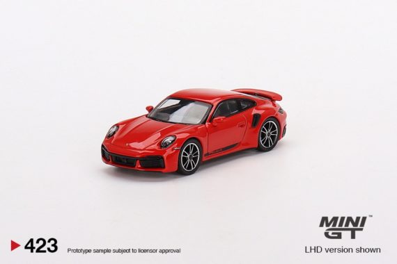 MINI GT 1/64 No.423 Porsche 911 Turbo S Guards Red RHD MGT00423-R