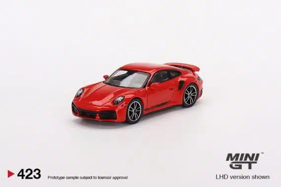 MINI GT 1/64 No.423 Porsche 911 Turbo S Guards Red RHD MGT00423-R