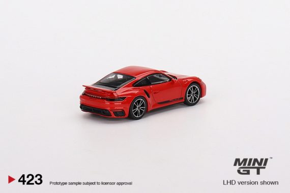 MINI GT 1/64 No.423 Porsche 911 Turbo S Guards Red RHD MGT00423-R