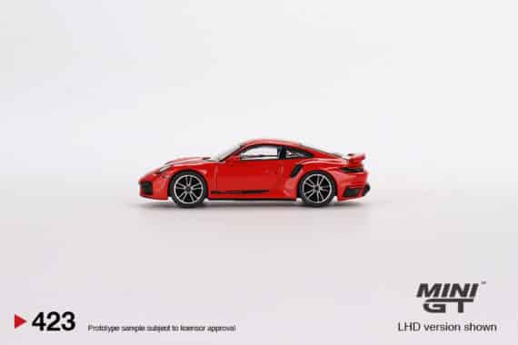 MINI GT 1/64 No.423 Porsche 911 Turbo S Guards Red RHD MGT00423-R