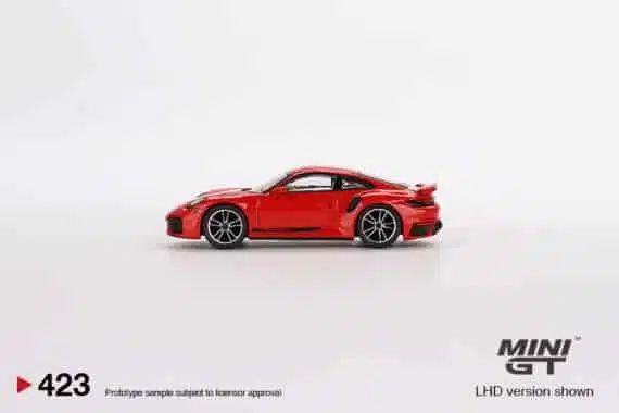 MINI GT 1/64 No.423 Porsche 911 Turbo S Guards Red RHD MGT00423-R