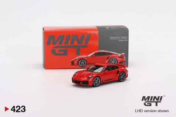 MINI GT 1/64 No.423 Porsche 911 Turbo S Guards Red RHD MGT00423-R