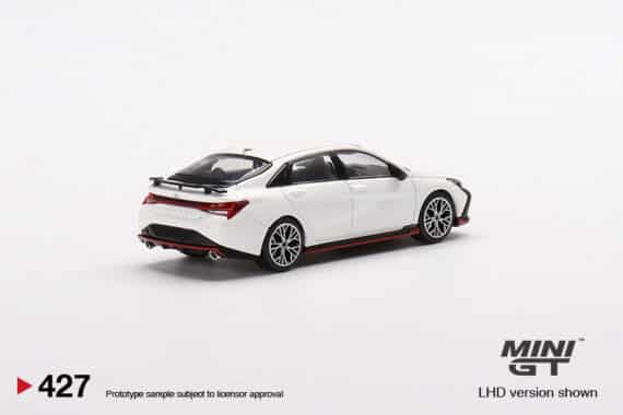 MINI GT 1/64 No.427 Hyundai Elantra N Ceramic White LHD MGT00427-L