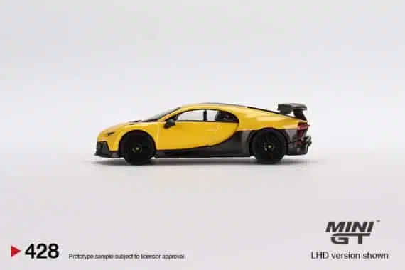 [Pre-Order] MINI GT 1/64 No.428 Bugatti Chiron Pur Sport Yellow LHD MGT00428-L