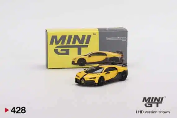 [Pre-Order] MINI GT 1/64 No.428 Bugatti Chiron Pur Sport Yellow LHD MGT00428-L