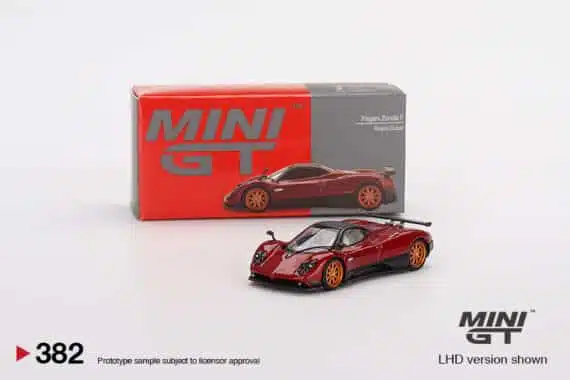 MINI GT 1/64 No.382 Pagani Zonda F Rosso Dubai RHD MGT00382-R