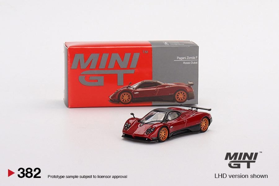 MINI GT 1/64 No.382 Pagani Zonda F Rosso Dubai RHD MGT00382-R