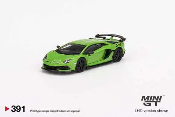 MINI GT 1/64 No.391 Lamborghini Aventador SVJ Verde Mantis RHD MGT00319-R
