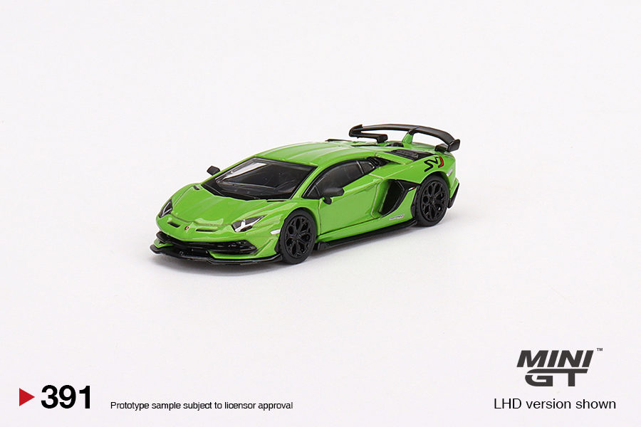 MINI GT 1/64 No.391 Lamborghini Aventador SVJ Verde Mantis RHD MGT00319-R