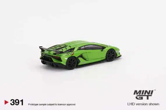 MINI GT 1/64 No.391 Lamborghini Aventador SVJ Verde Mantis RHD MGT00319-R