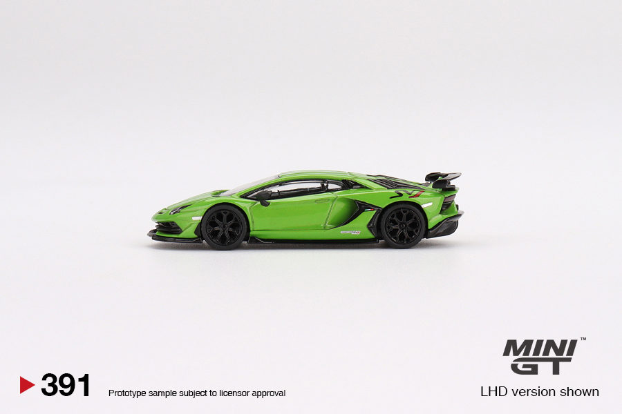 MINI GT 1/64 No.391 Lamborghini Aventador SVJ Verde Mantis RHD MGT00319-R