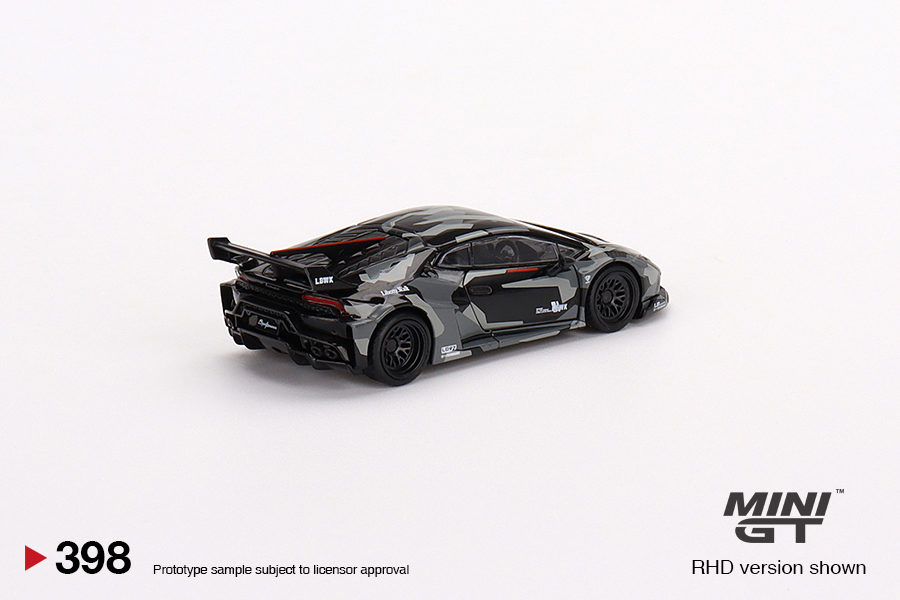 MINI GT 1/64 No.398 LB★WORKS Lamborghini Huracán GT Digital Camouflage LHD MGT00398-L