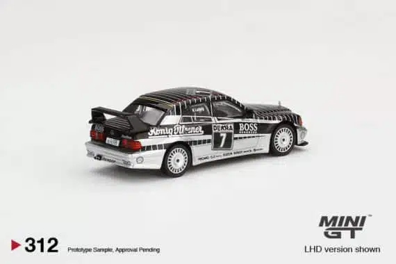 MINI GT 1/64 No.312 Mercedes-Benz 190E 2.5-16 Evolution II #7 AMG-Mercedes 1990 DTM MGT00312-L