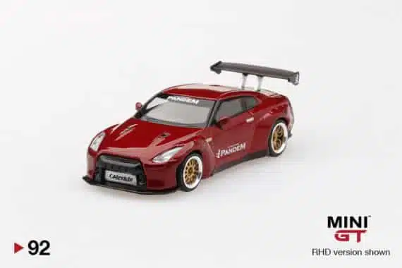 MINI GT 1/64 No.92 Pandem Nissan GT-R (R35) Lava Red RHD MGT00092-R
